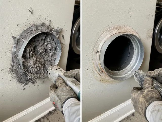 Professional clogged vent cleaning by Willowbrook Dryer Vent Cleaning in Willowbrook