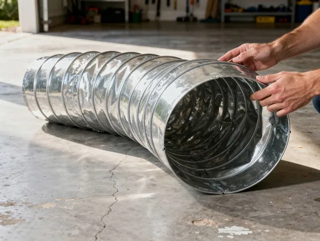 Willowbrook Dryer Vent Cleaning specialist using advanced equipment for thorough duct cleaning in Willowbrook
