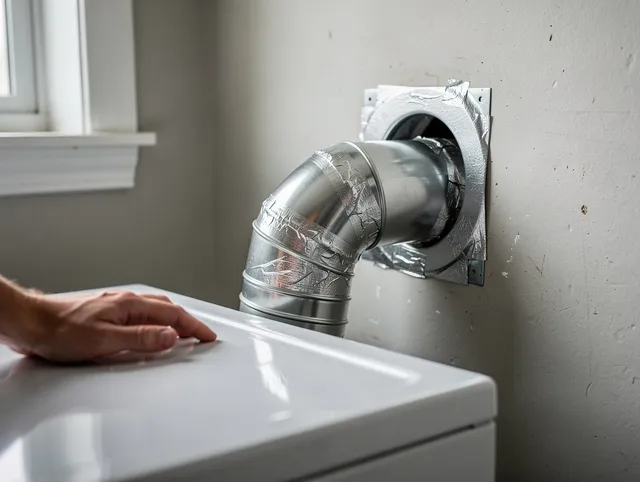Willowbrook Dryer Vent Cleaning expert performing professional dryer vent repair and installation in Willowbrook