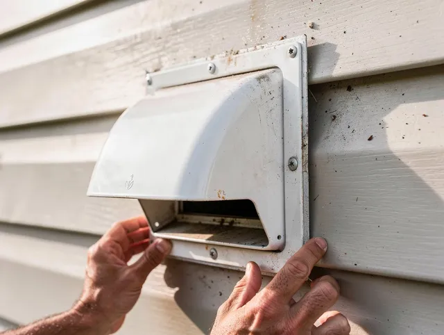 Willowbrook Dryer Vent Cleaning technician delivering thorough residential dryer vent cleaning service in Willowbrook